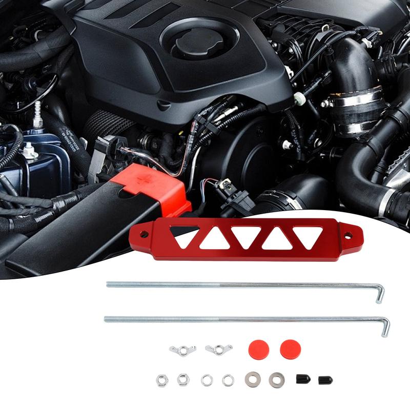 5-Hole Bracket Aluminum Battery Mount Aluminum Alloy Construction Enhanced Stability Aluminum Alloy Battery Holder