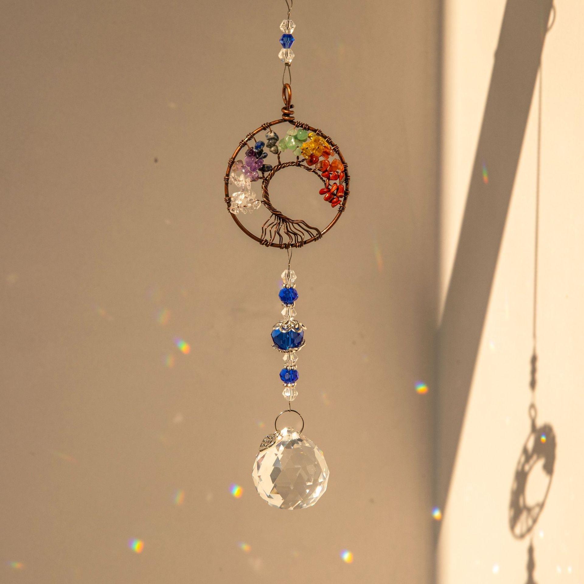 

Подвесной светильник «Ловец солнца» «Дерево жизни», дизайн в виде сердца и листьев для подвешивания украшений в домах и садах