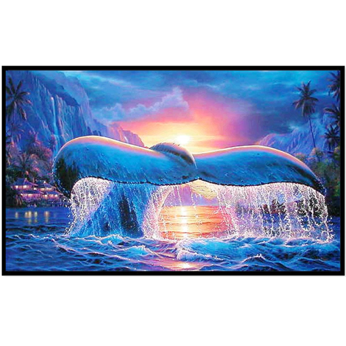 

5D алмазная живопись «сделай сам», серия животных, мозаика, полный алмаз, ручная работа, вышивка стразами, украшение для дома, спальни, подарок 30X20cm