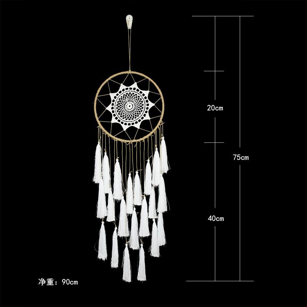 Lace Hand Woven Dream Catcher Net, Silky Nylon Tassel Dream Catcher Net, Home Wall Decoration Dream Catcher Net