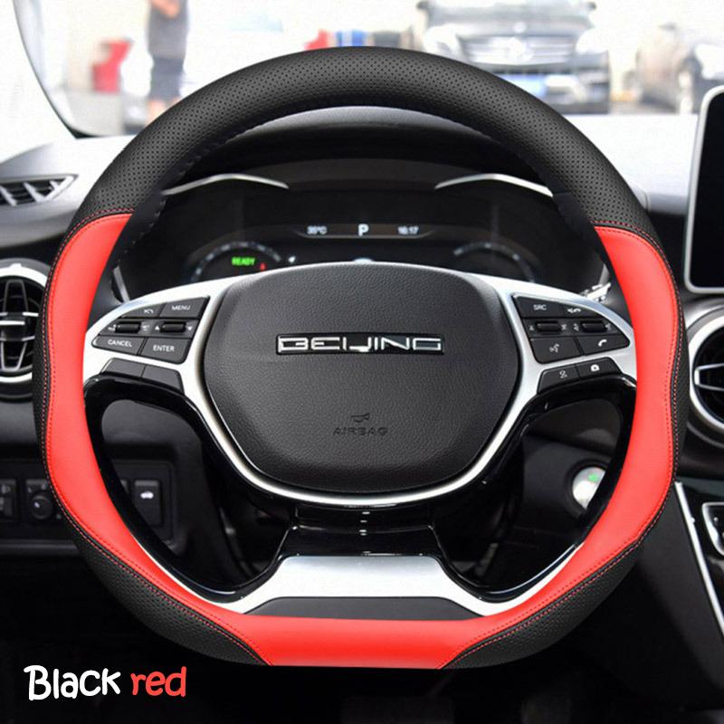 Car Steering Wheel Cover Wrap Holder for BAIC Beijing X35 X55 D Type Steering-Wheel