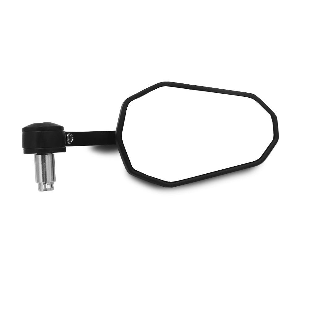 Motorcycle Rear View Mirror Black 7/8" or 1" Round CNC Cafe Racer Parts Motorcycle Side Mirror Bar End Motorbike for Kawasaki