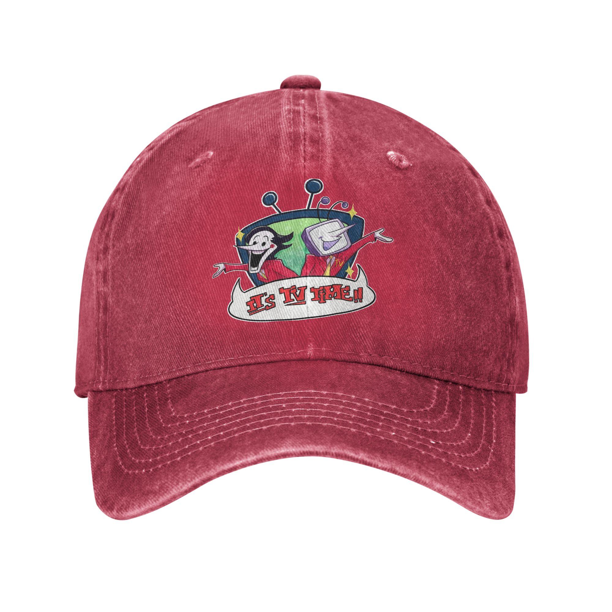Deltarune  Its TV Time Tenna and Spamton Baseball Cap Vintage Distressed Cotton  Snapback Cap Unisex Women Gift Hats Cap One Size