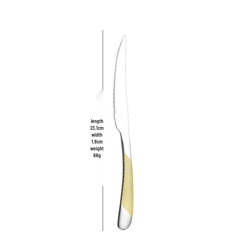 Premium Stainless Steel Steak Cutlery Set - Tableware for Home, Restaurants, and Hotels