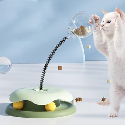 Hot Cat Toys from the High Cat Stick Cat Turntable Ball Cat Cat Toy Cat Turntable Leaky Food Toy Set Pet Supplies