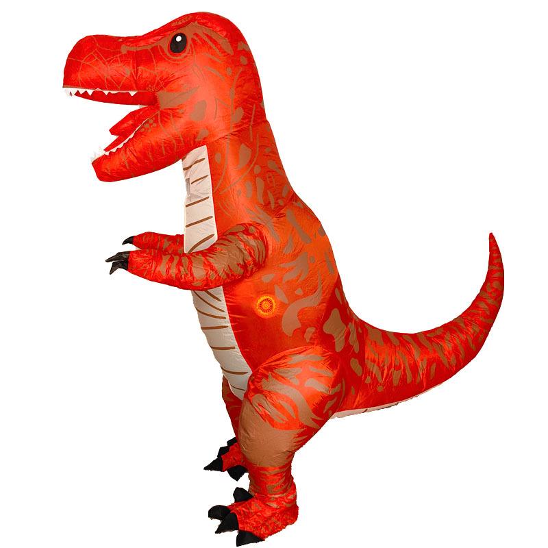 Dětský legrační kostým maskota dinosaura - Tyrannosaurus Rex Halloweenské představení Rekvizity