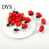 Kids Fruit Fork 12Pcs Food Grade Not Easily Broken Cartoon Ant Shape Stick Bento Table Decor Toothpick
