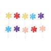 10Pcs Random Color Elderly Easy Sewing Needle Device Threader Thread Guide Tool Garment Sewing Needlework Flower Shape Threader