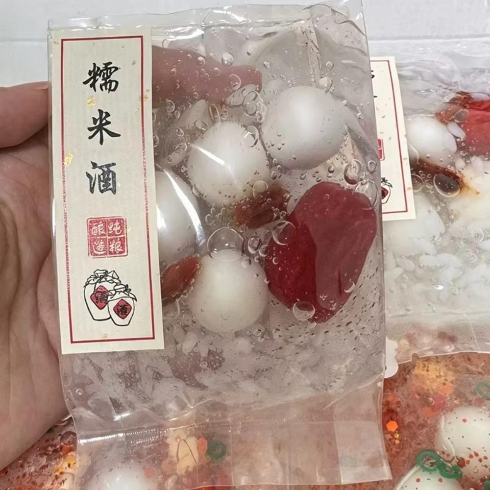 Crunch Sound Squeeze Bag Food Theme Crispy Handmade Balls Crunchy Squishy Ball Kids Adults