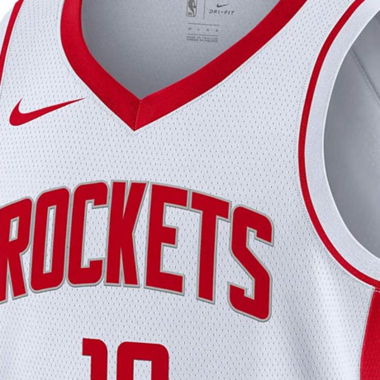 Nike James Harden No. 13 Houston Rockets Basketball Jersey Men Tops White BV7990-100