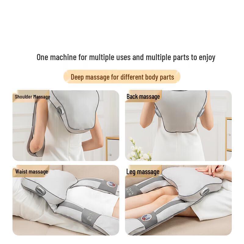 Auxiliary Neck & Shoulder Percussion Massager Shawl with Heat