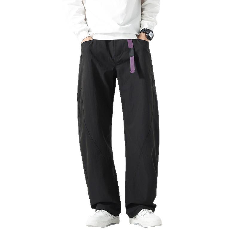 Autumn Wide-leg Casual Pants Men's Straight Thin Quick-drying Loose Sports Versatile Overalls