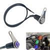 LED Motorcycle ON+OFF Handlebar Mount Aluminum Alloy Waterproof