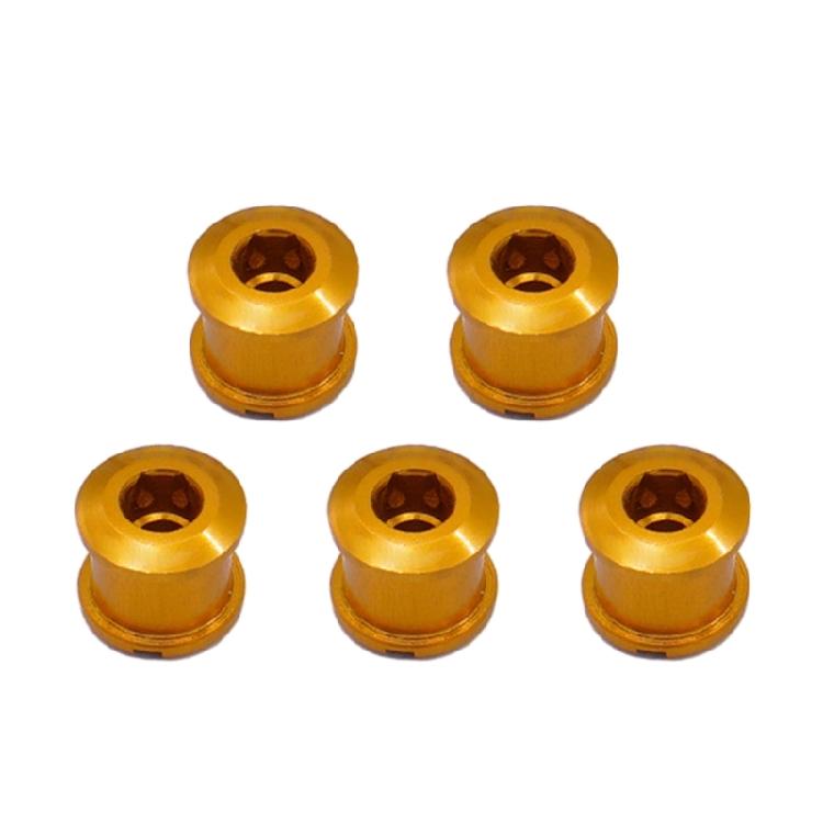 5pcs Aluminum Alloy Bike Chainring Bolts for Outdoor Mountain Road Bicycles
