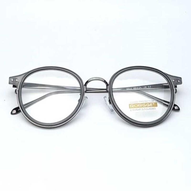 My Style SIMPLE Round Horn-Rimmed Glasses Frame 4 Colors 1822753