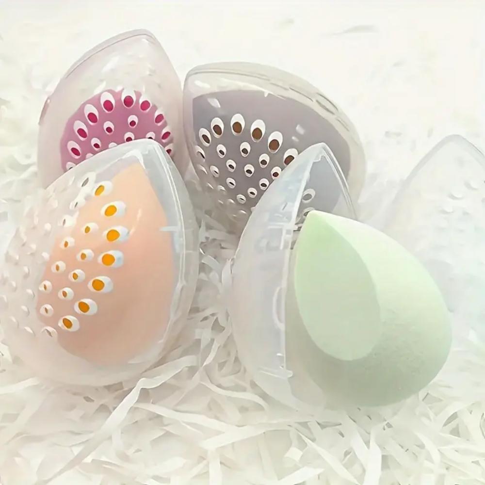 Beauty Egg Storage Box, Makeup Sponge Storage Box, Used for Drying and Storing Cosmetics, Suitable for Foundation Sponges
