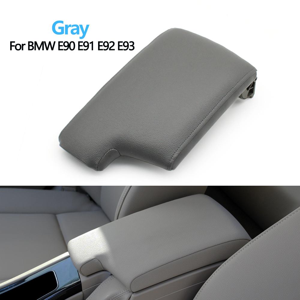 LHD Central Console Storage Box Armrest Case Leather Cover For BMW 3 Series E90 E91 E92 E93 318 320 325 328 2005-2012