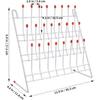 Laboratory Beaker Drying Holder Draining Rack for Test Tubes and Glassware Organization and Practical Drying for Labs