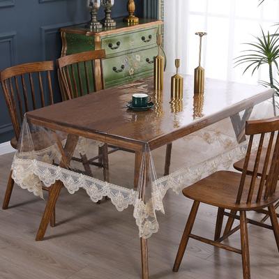 Table Mat Rectangular Pvc Tablecloth Rug Waterproof Scratch-resistant Transparent Table Cover For Home Kitchen Dining Room