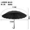 Umbrella Customized advertising umbrella Business automatic double full fiber long handle straight golf umbrella Printing enterprise logo