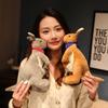 Lovely Mother  Child Kangaroo Plush Toys Plushie Pillow Big Size Stuffed Dolls For Baby Room Decor Birthday Christmas Gifts