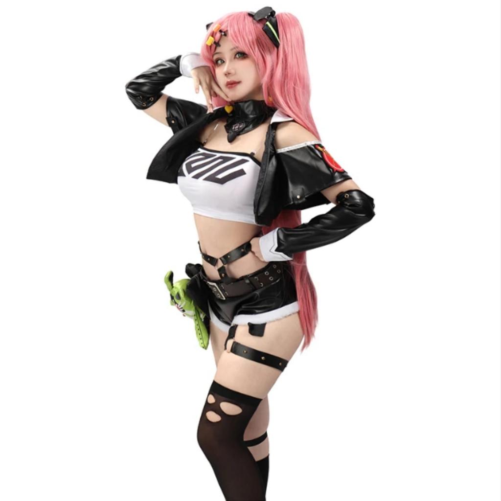 Nicole Demara Cosplay Costume Jeu Zenless Zone Zéro Nicole Cosplay Costume Collab Perruque Ensemble Complet Uniforme Carnaval Anime Halloween