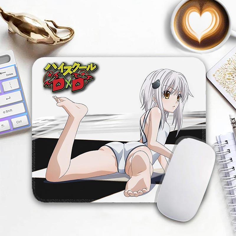 Anime Mouse Pad Small Gaming Mousepad DxD Hero Toujou Koneko Gamer Standard HD MousePads PC Compact Non-Slip Office Mousemat