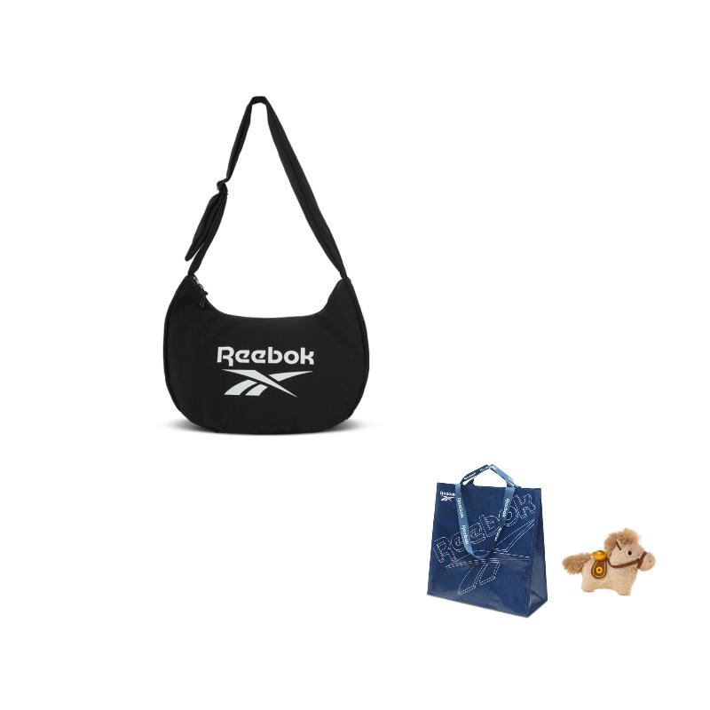 Reebok Fabric Dumpling Crescent Bag, Shoulder Bag, Crossbody Bag Medium Unisex RB230011M