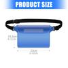 Large Capacity Rafting Waist Pack Underwater Phone Pouch Clear Waterproof Swimming Bag for Pool Beach And Outdoor