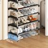 3-8Floor Simple Shoe Rack Multi Layer Dustproof Household Doorstep Shoe Cabinet Storage Space Saving Assembly Of Small Shoe Rack