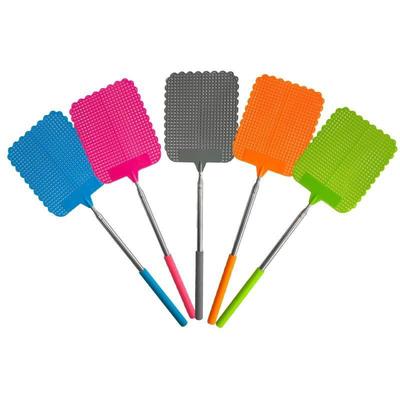 Portable Unbreakable Stainless Steel Retractable Square Fly Swatter for Household Use