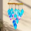 Hanging Fish Shaped Wind Chime Creative Novelty Sun Catcher Colorful Handmade Light Collection Pendant Scenic Spot