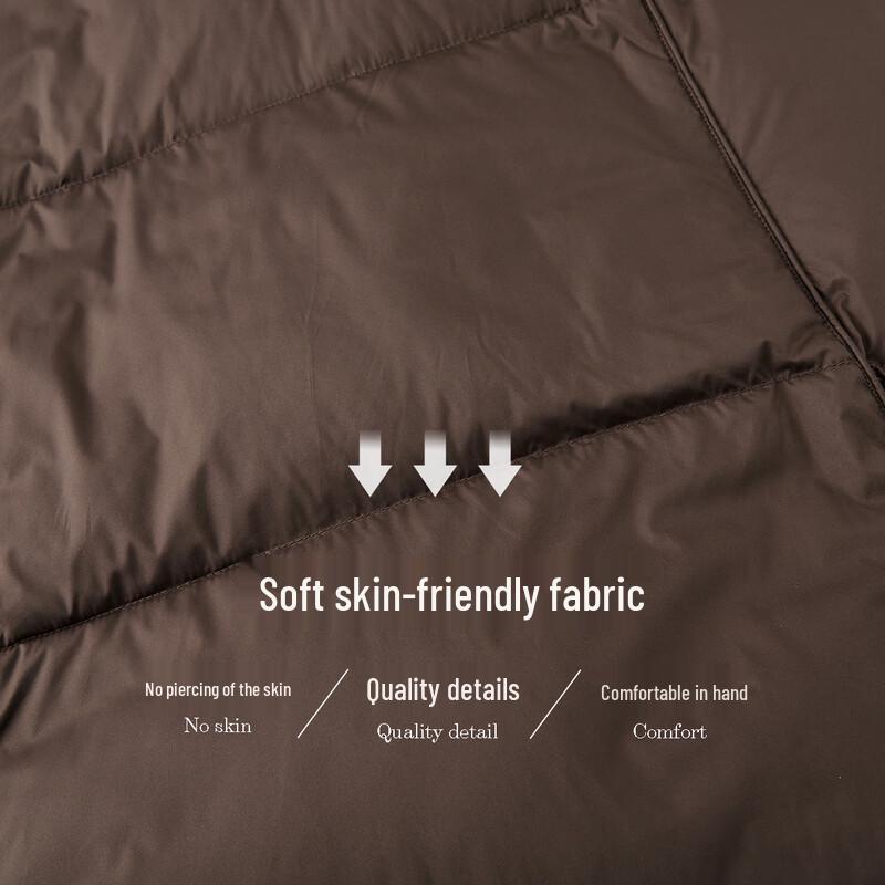 Demana Women's Large Lapel 90% Duck Down Puffer Jacket