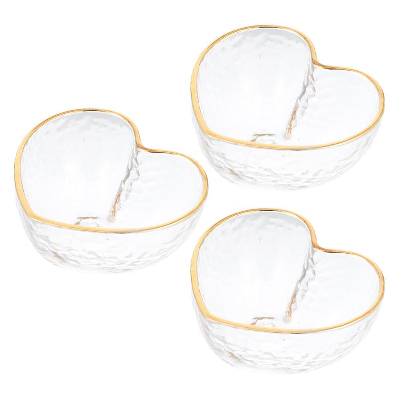 3 pcs. Glass bowls Fruit salad bowls Dessert containers Food bowls (transparent) | bowls