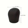 2Pcs/set Anti-Slip Silicone Gear Shift Cover for Manual 6-Speed Cars Durable Interior Accessory