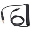 Headphone Sound Cable Long Spring Extension Sound Cable with 3.5mm Plug 6.3mm Adapter for DJ HDJ