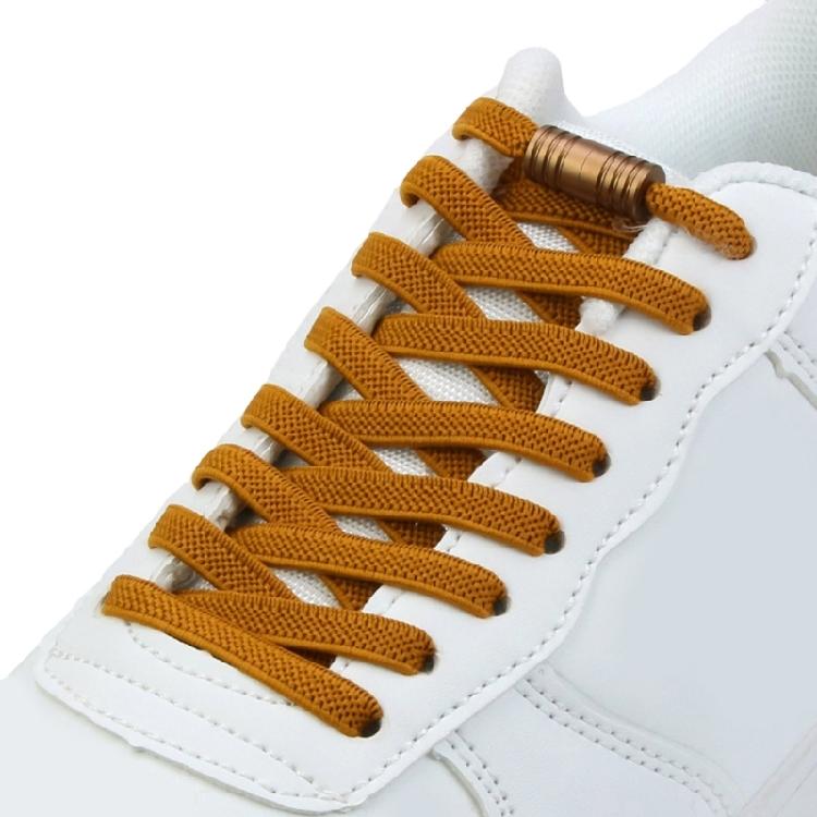 Metall-Aglets Elastische Schnürsenkel Strapazierfähig Abriebfest Schuhbänder Einfache Montage Perfekt Für Kinder Erwachsene Senioren