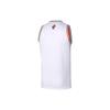 Li Ning Letter Print Round Neck Sleeveless Tank Top Men Tops White AAYQ427-1