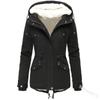 Winter Hot Sale: Women's Hooded Slimming Plus Velvet Thick Cotton Coat