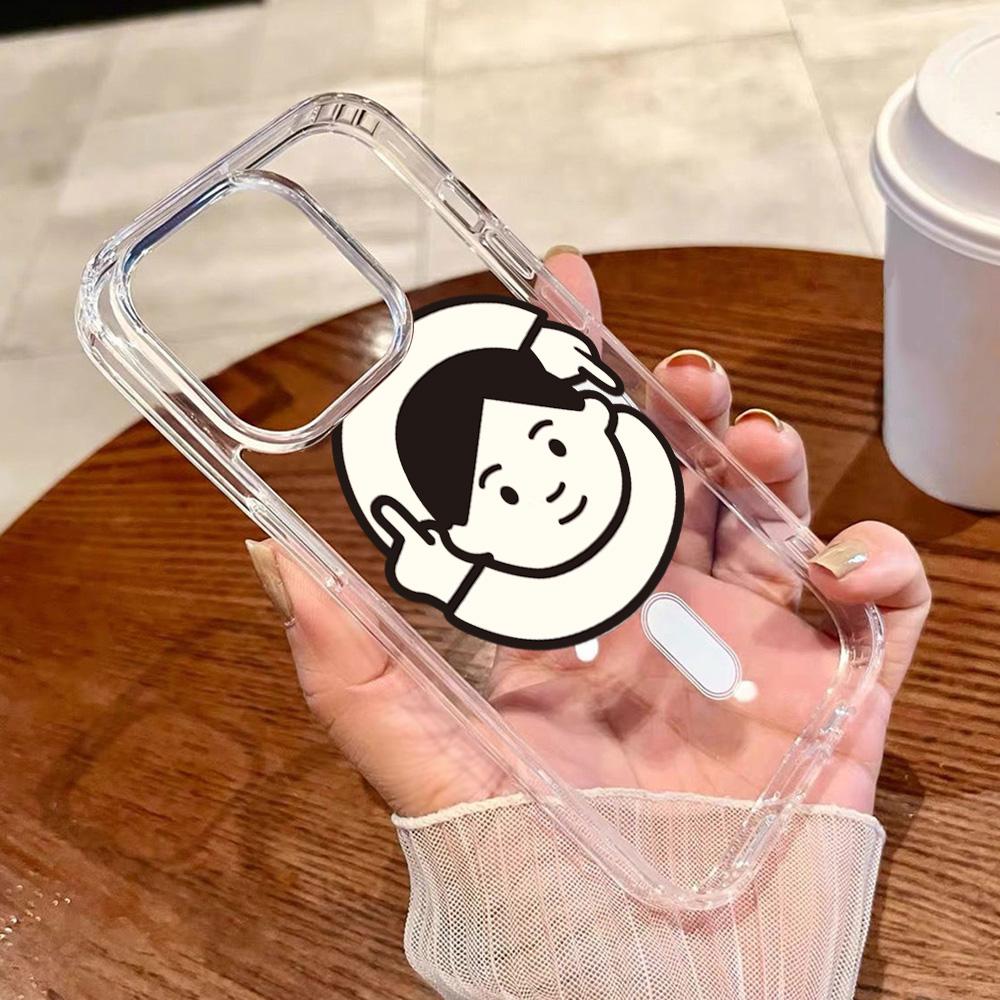 Magnetic Phone Case for iPhone 12 14 16 17 Pro 17 16 15 14 13 12 Pro Max  12 13 14 15  16 High Quality Shockproof Shell Full Protection Cute Style