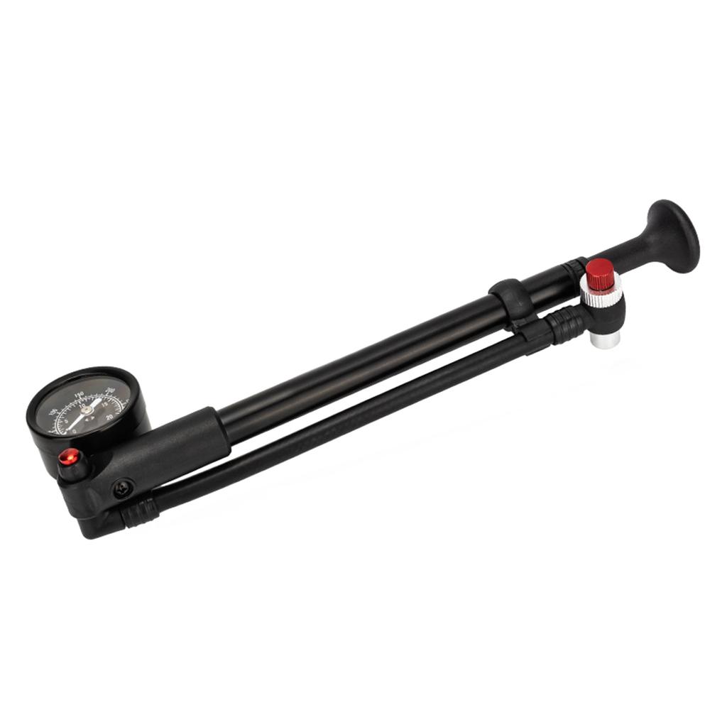Portable Bicycles Shock Pumps High Pressure Front Fork Pumps with Gauge Bike Suspension Pumps Cycling Accessories