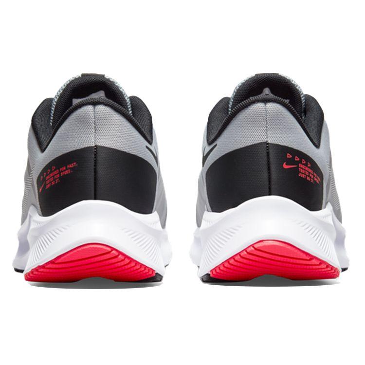 Nike Quest 4 Gri Fum Deschis Adidași Bărbați Negru Sirenă-Roșu Alb DA1105-007