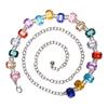 Colorful Waist Belt Stylish for Stage Dance Music Festival Jeans Dress Belt Body Jewelry Chain Belly Dance