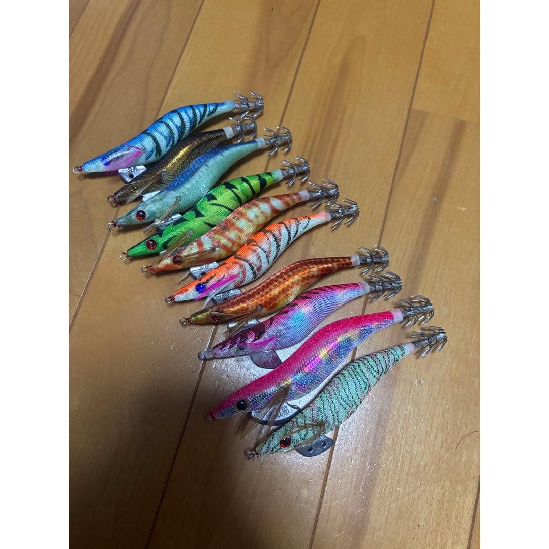 Used Egi bait tree set of 10 sold in bulk