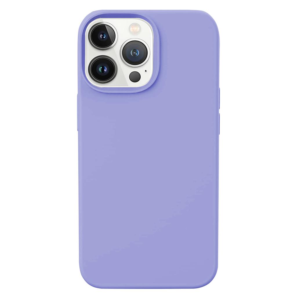 KALEBOL KLB-YTGJ001 For iPhone 12 Pro Case Solid Color Liquid Silicone+PC Phone Cover