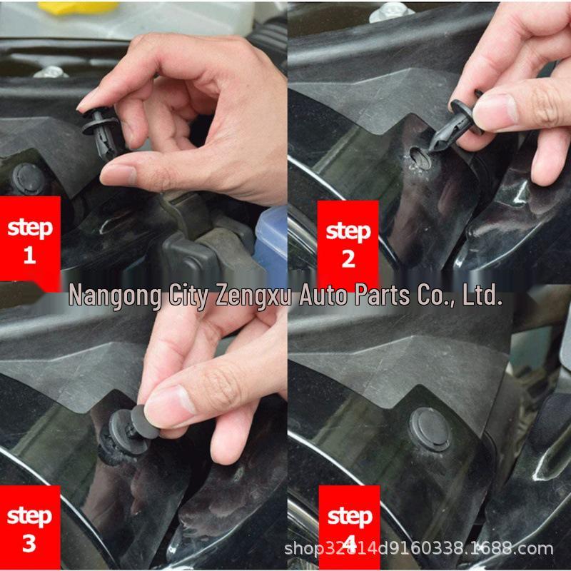 100PC Bumper Fastener Rivet Clip for GM 21030249 & Ford Models