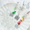 20Pcs/Set Jellyfish Keychain Wind Chimes Beads Caps Charms For Jewelry Making Diy Decorations Wind Bell Pendant Earrings Accesso