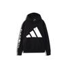 adidas Athletics Pack Casual Sport Drawstring Pullover Hoodie Men Tops Black EA0370