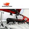K SERIES Heavy FUEL RAIL Kit High Flow Injection Fuel Rail with 1/8npt Gauge FOR HONDA K20 K24 RSX CIVIC SI,INTEGRA EP3