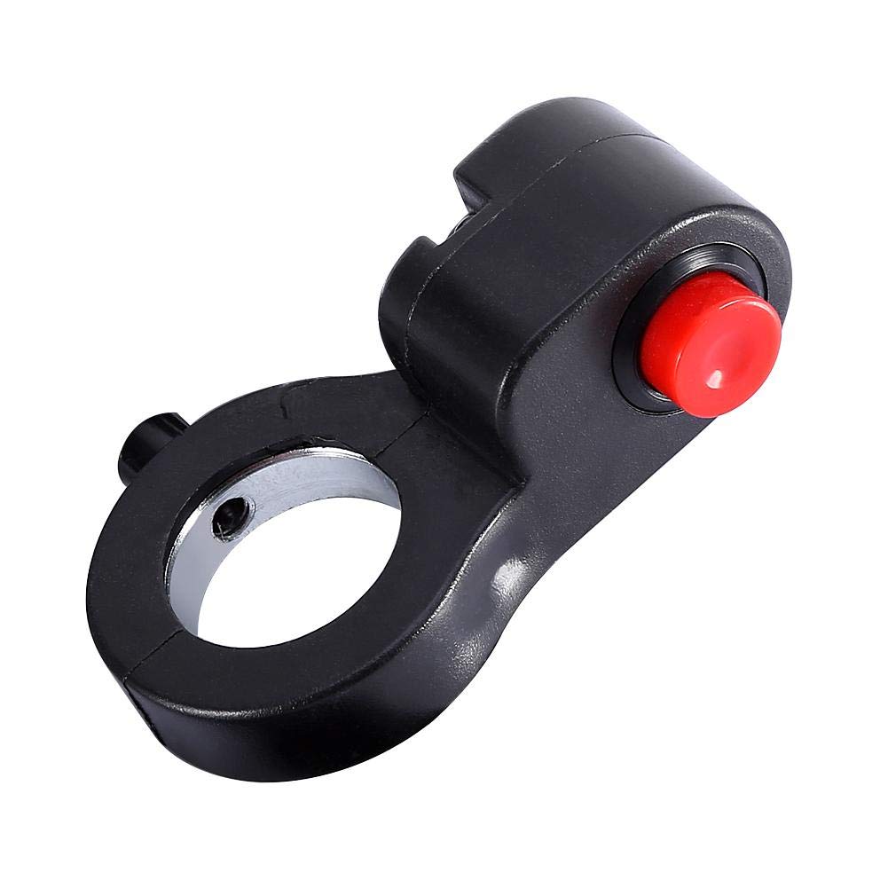 Keenso 22mm DC12V Motorcycle Handlebar Horn Switch Motorcycle Switch Universal Control Switch Waterproof